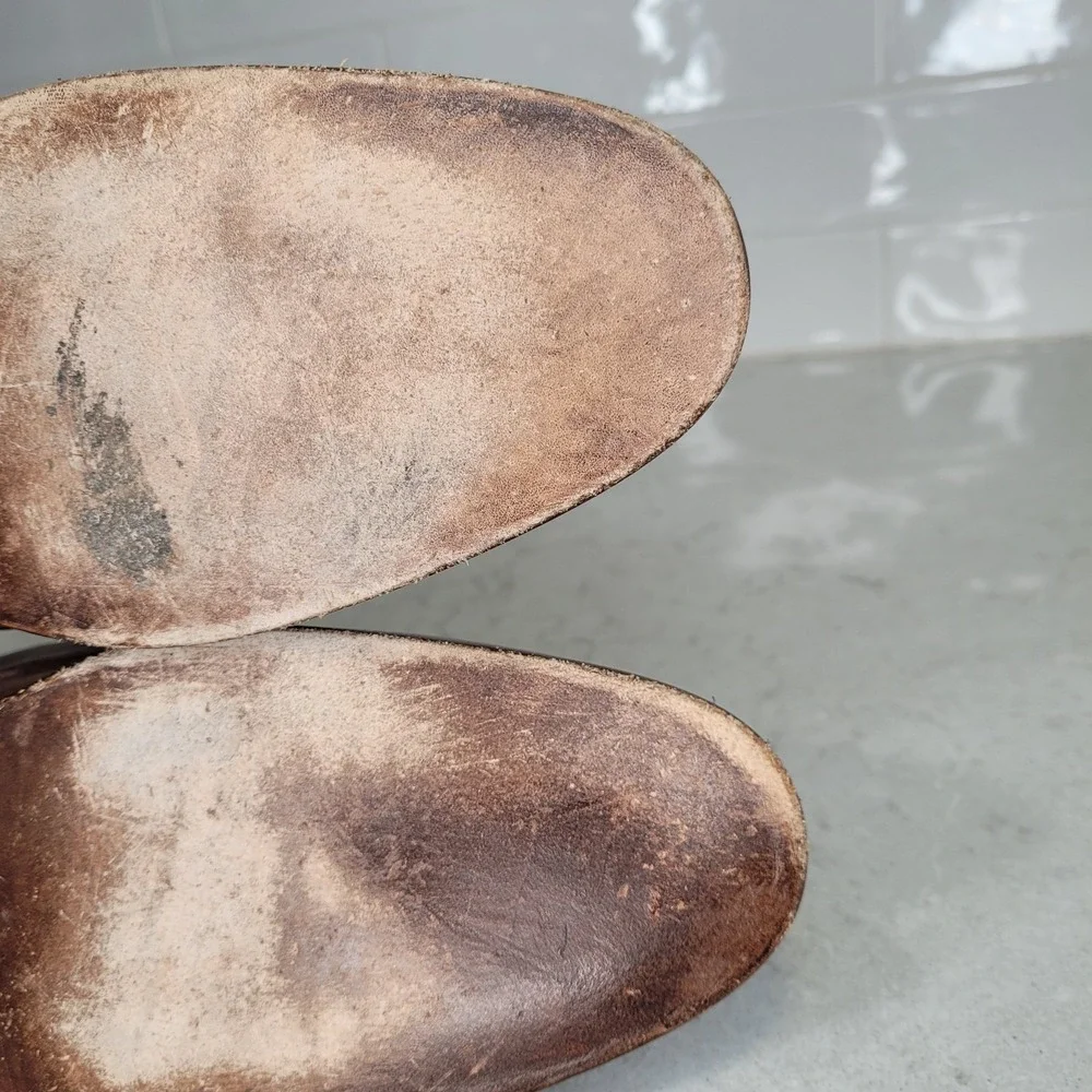 H by Hudson Chukka Boots — Men's 10‎ Brown Leather